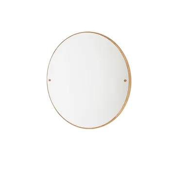 Lustro CM Circle - Dąb, small, Ø45 cm - FRAMA