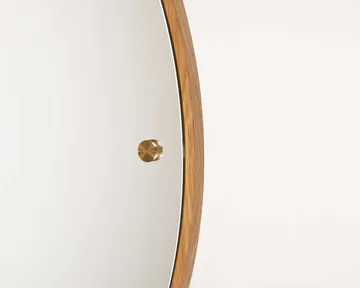 Lustro CM Circle - Dąb, small, Ø45 cm - FRAMA