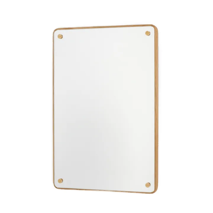 Lustro RM-1 Rectangular - Dąb, small, 58x40 cm - FRAMA