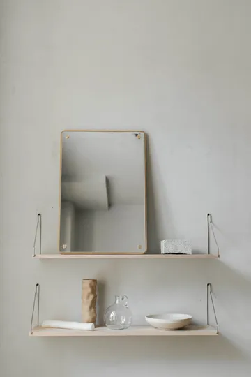 Lustro RM-1 Rectangular - Dąb, small, 58x40 cm - FRAMA