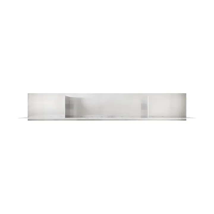 Półka ścienna Rivet Shelf - Aluminium, large, 119x20,6x22,5 cm - FRAMA