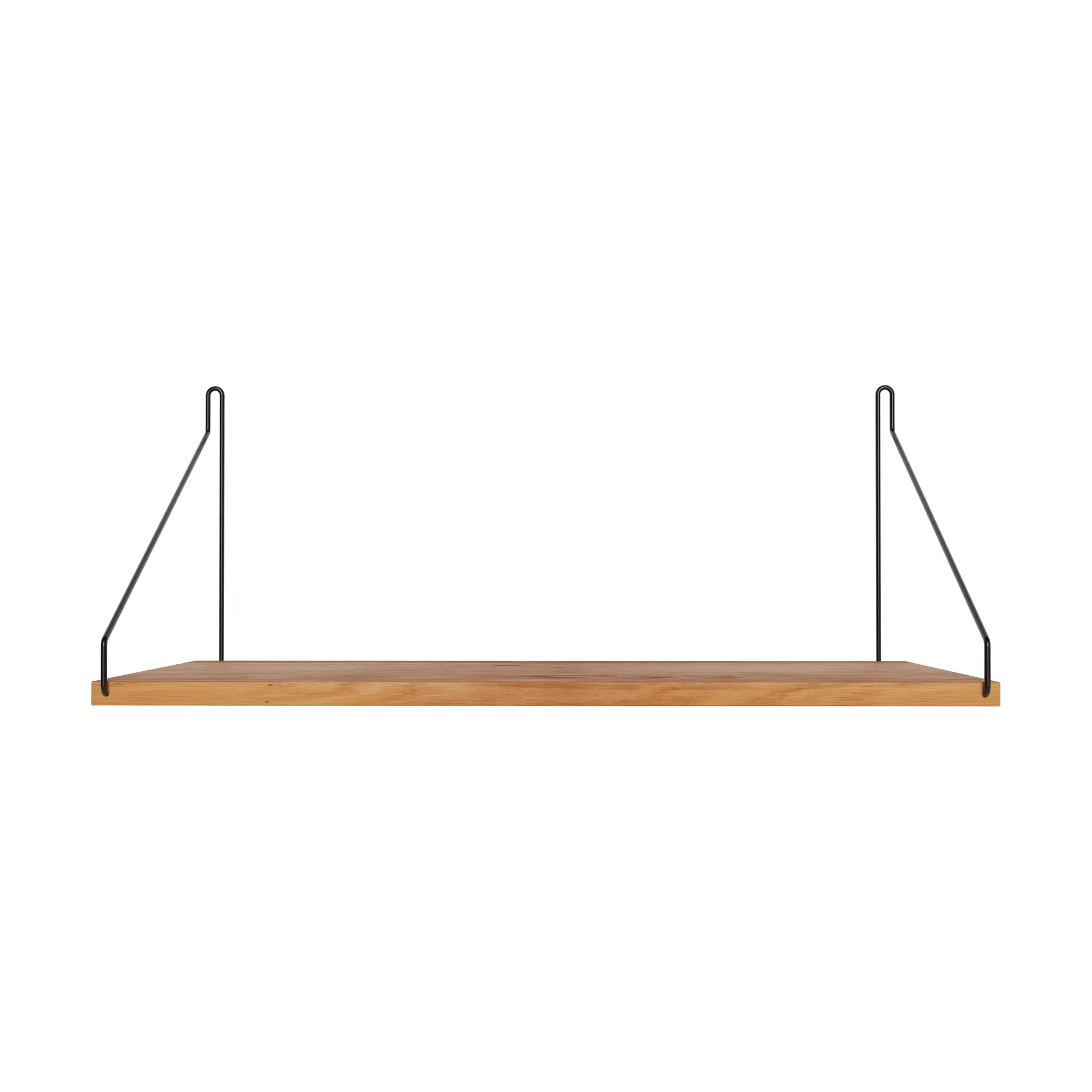 Półka ścienna Single Shelf, Dąb-czarny, 40x27 cm FRAMA