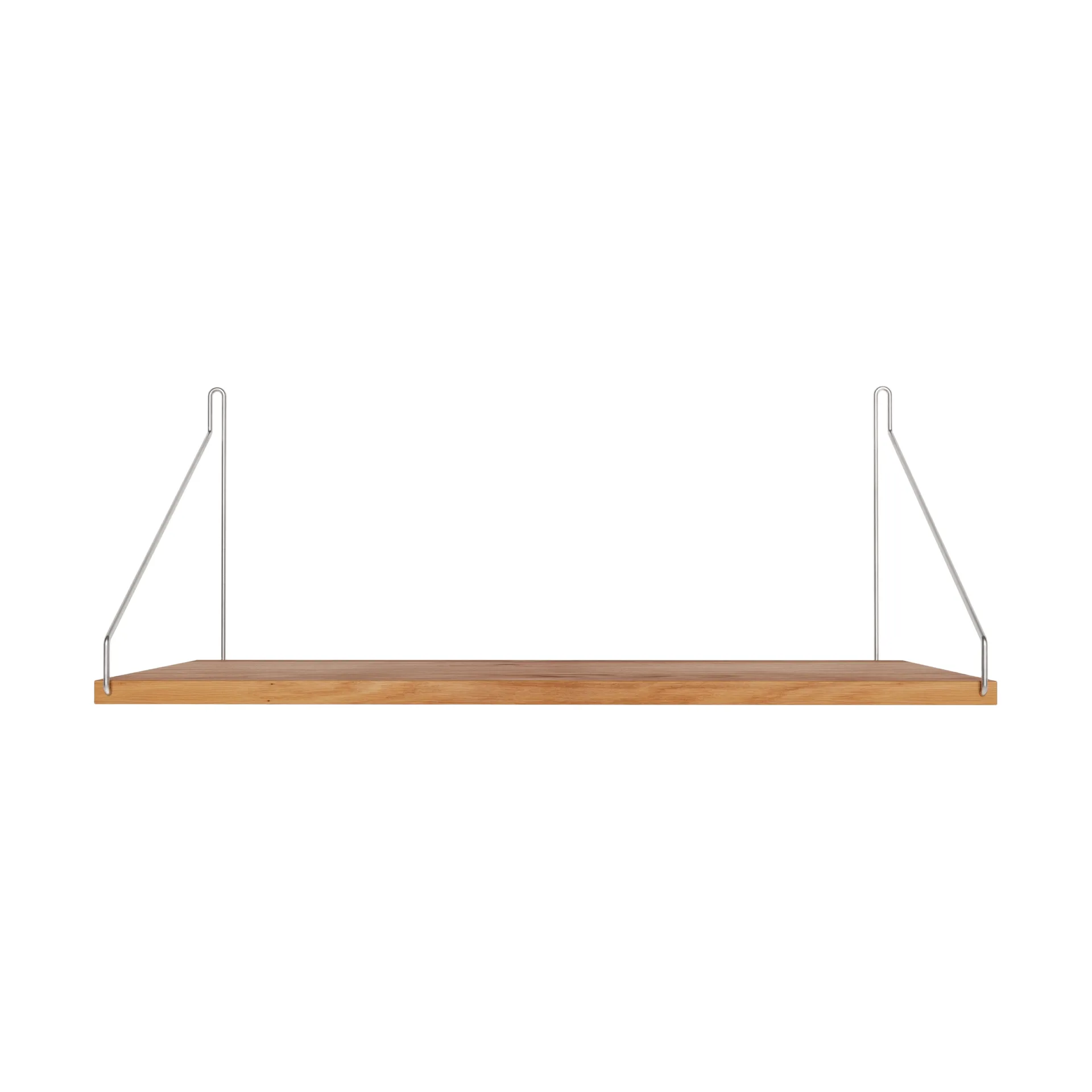 Półka ścienna Single Shelf, Dąb-stal nierdzewna, 60x27 cm FRAMA