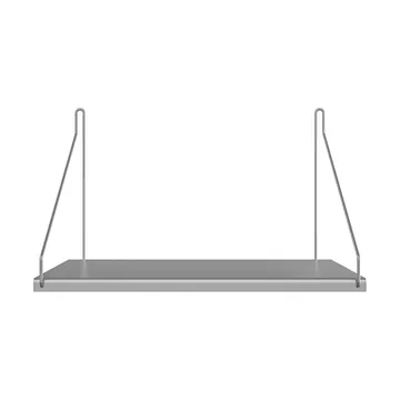 Półka ścienna Single Shelf - Stal nierdzewna, 40x27 cm - FRAMA
