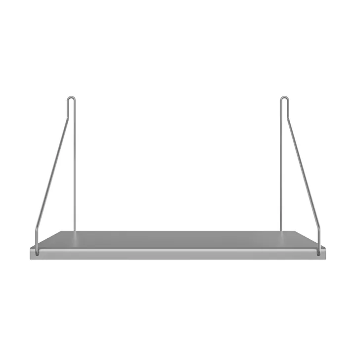 Półka ścienna Single Shelf - Stal nierdzewna, 40x27 cm - FRAMA