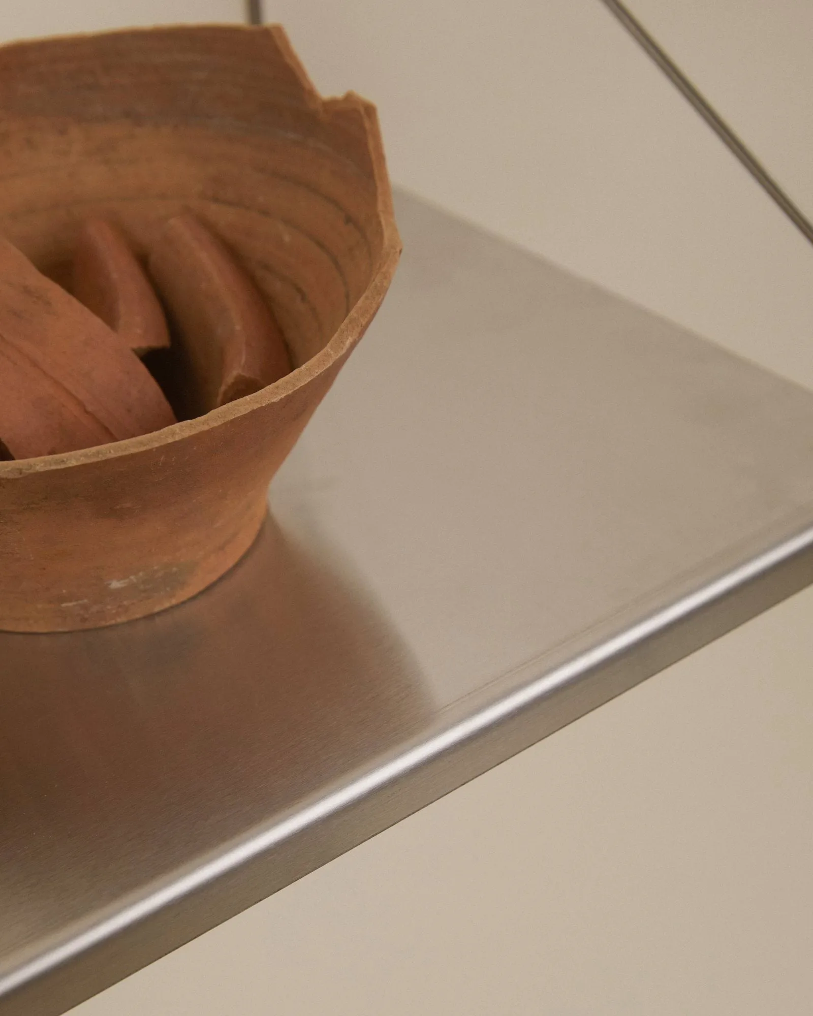 Półka ścienna Single Shelf, Stal nierdzewna, 60x20 cm FRAMA