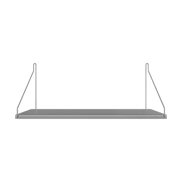 Półka ścienna Single Shelf - Stal nierdzewna, 60x27 cm - FRAMA