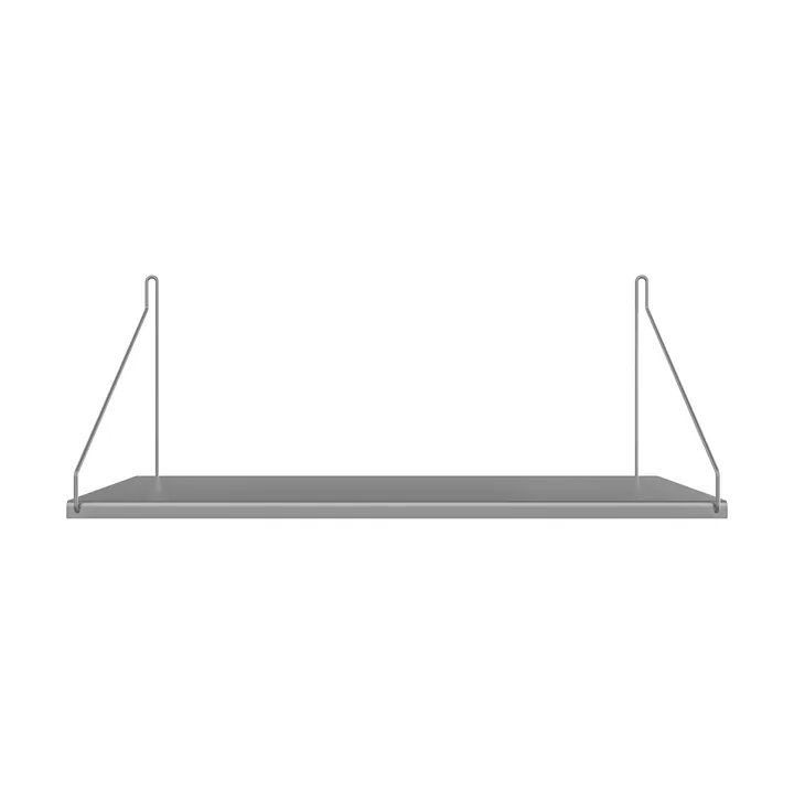 Półka ścienna Single Shelf - Stal nierdzewna, 60x27 cm - FRAMA