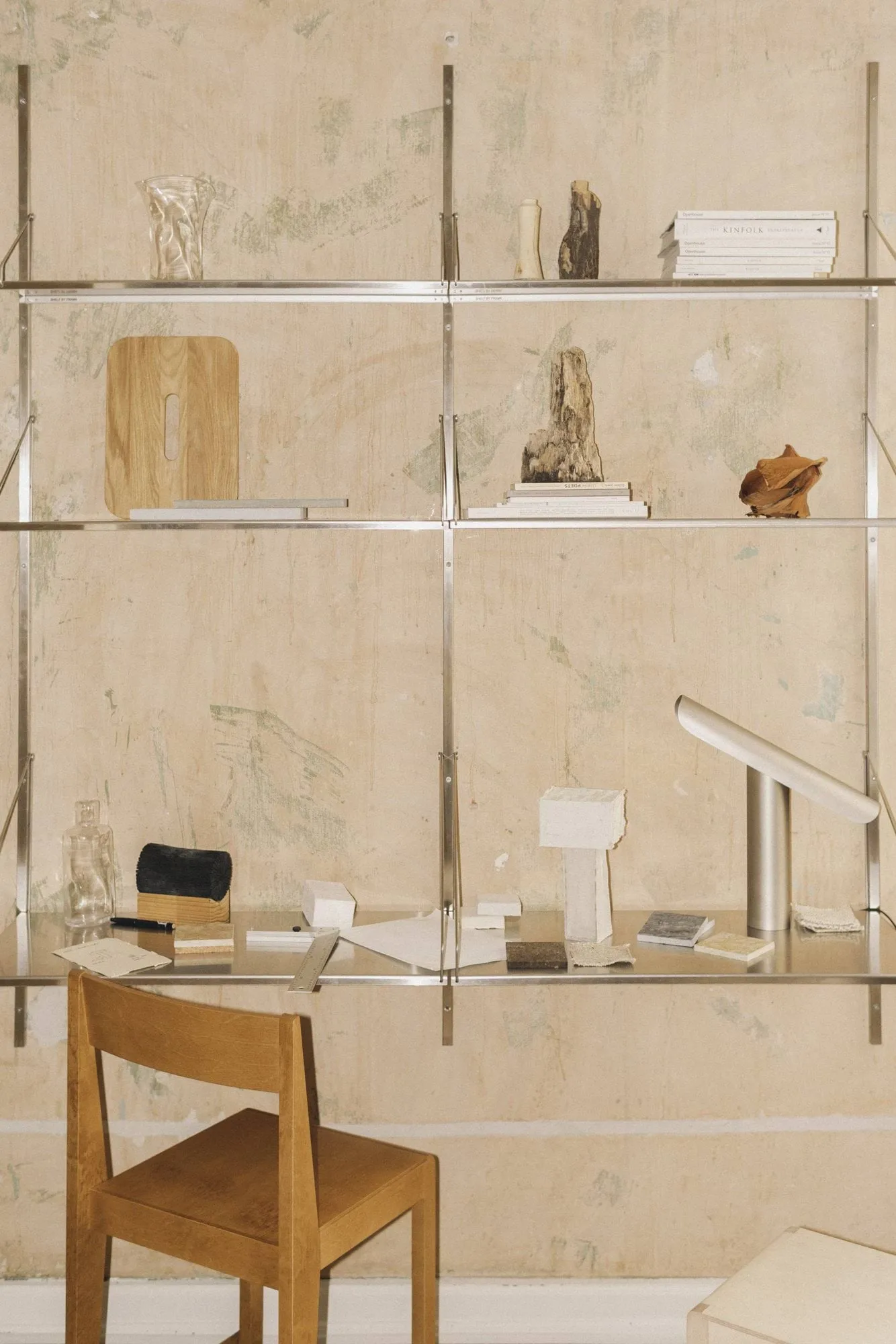 Półka ścienna Single Shelf, Stal nierdzewna, 60x27 cm FRAMA