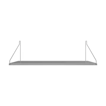 Półka ścienna Single Shelf - Stal nierdzewna, 80x27 cm - FRAMA