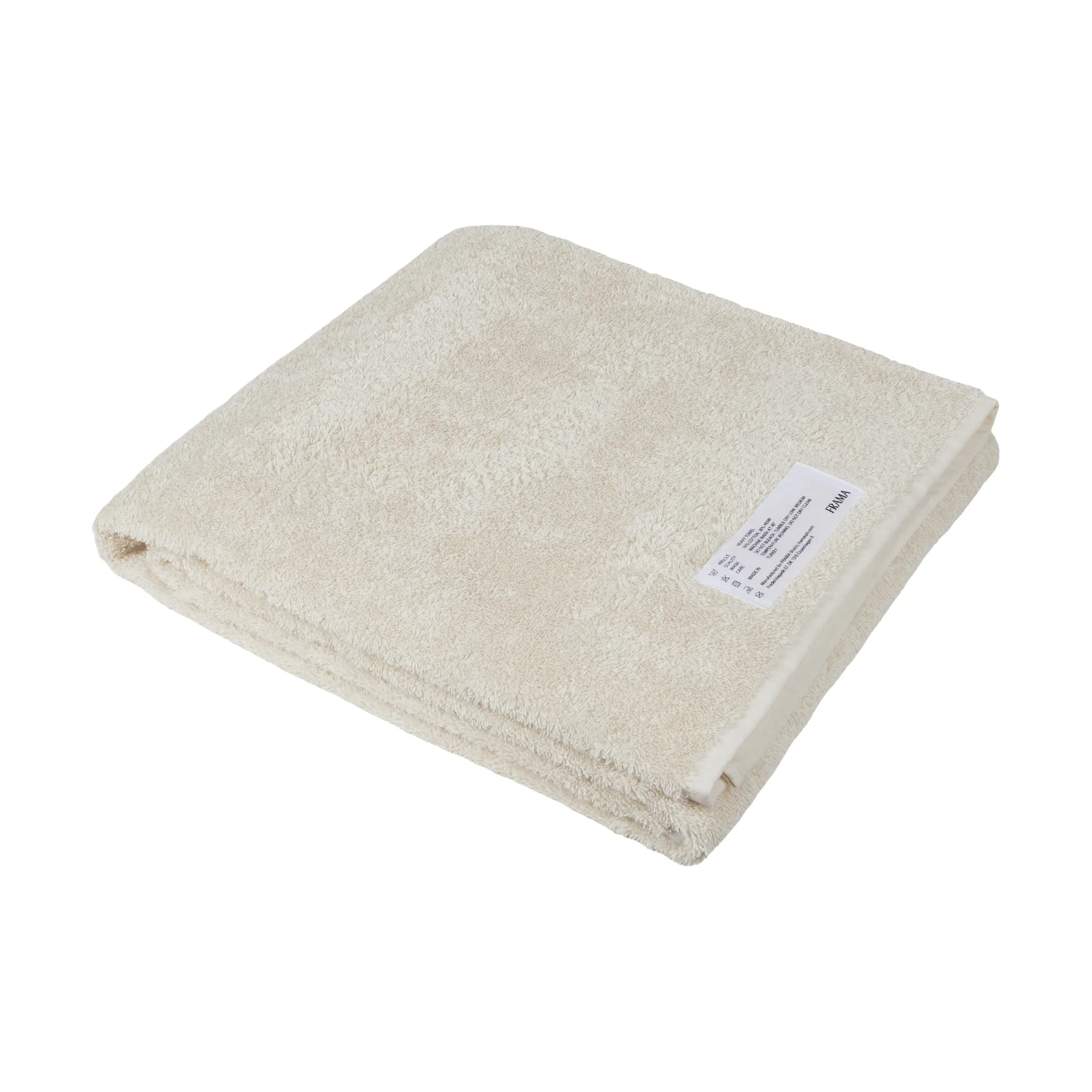 Ręcznik kąpielowy Heavy Towel 150x100 cm, Bone white (biały) FRAMA