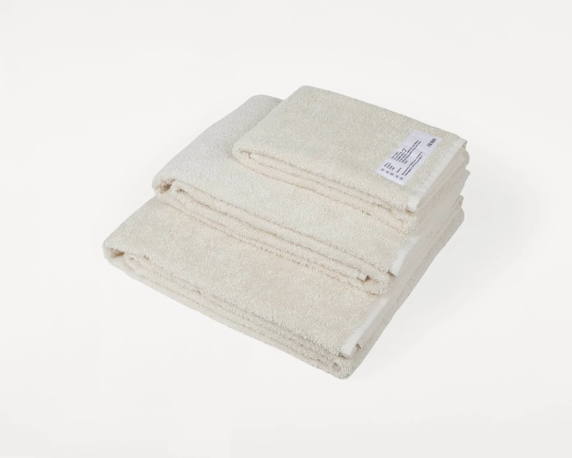 Ręcznik kąpielowy Heavy Towel 150x100 cm, Bone white (biały) FRAMA
