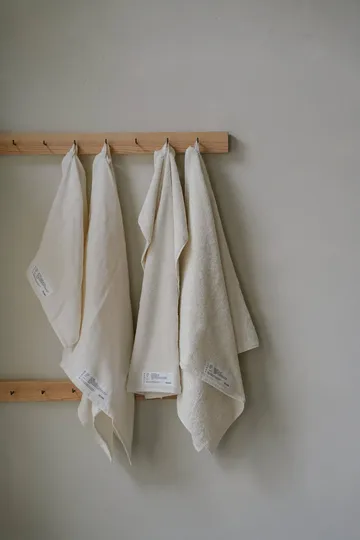 Ręcznik kąpielowy Heavy Towel 150x100 cm - Bone white (biały) - FRAMA