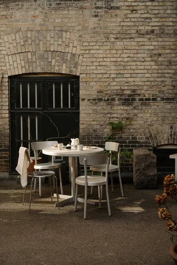 Stół do jadalni Tasca Table - Aluminium, large, Ø87,5x75,5 cm - FRAMA