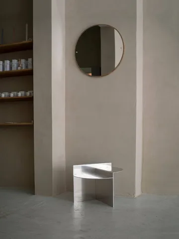 Stolik boczny Rivet - Aluminium, Ø51,3x40 cm - FRAMA