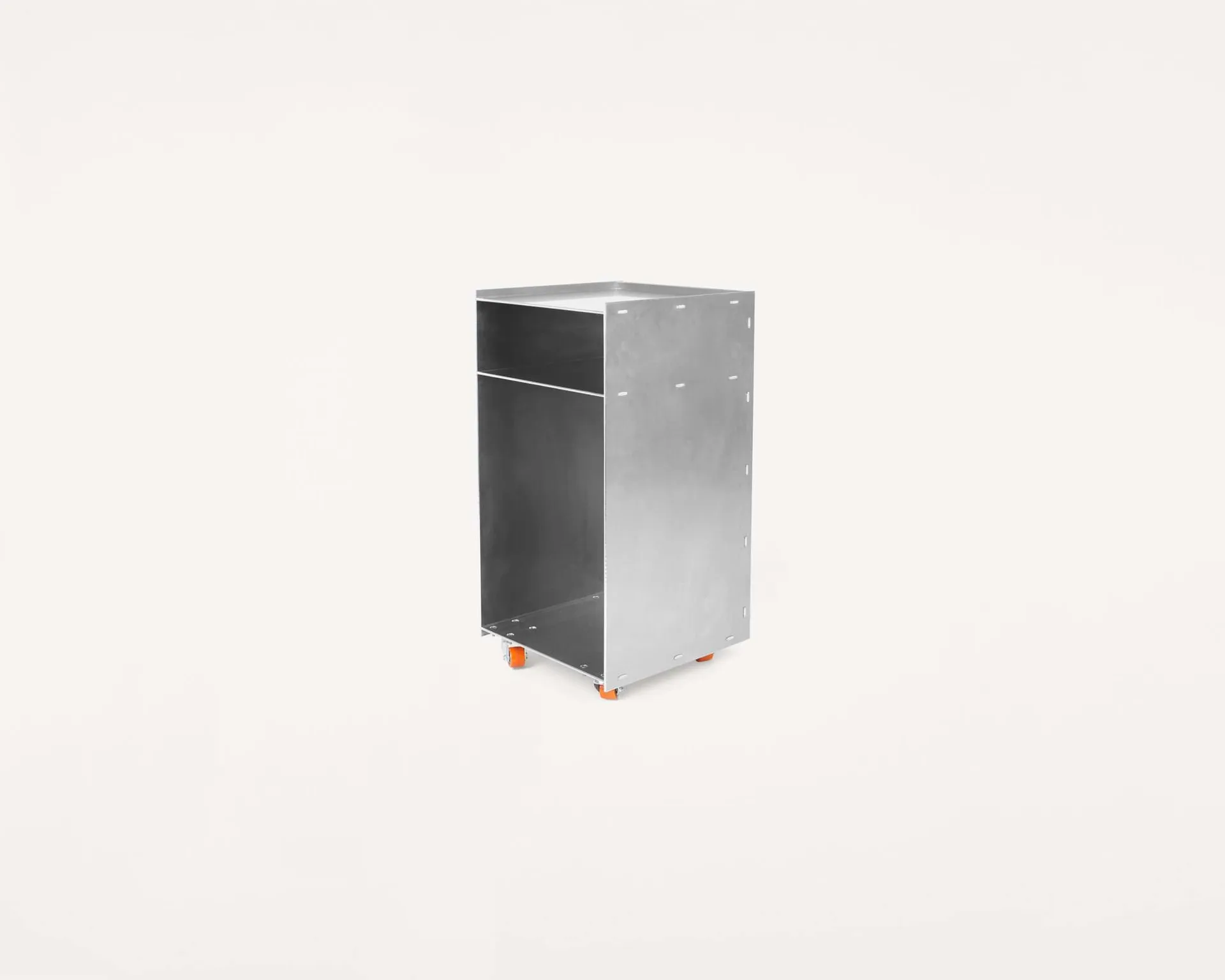 Stolik pomocniczy na kółkach Rivet Cart, Aluminium, 32,8x33,8x65 cm FRAMA