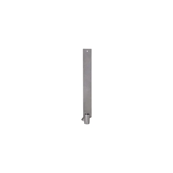 Świecznik ścienny Ornament - Stal nierdzewna, long, 35,8 cm - FRAMA