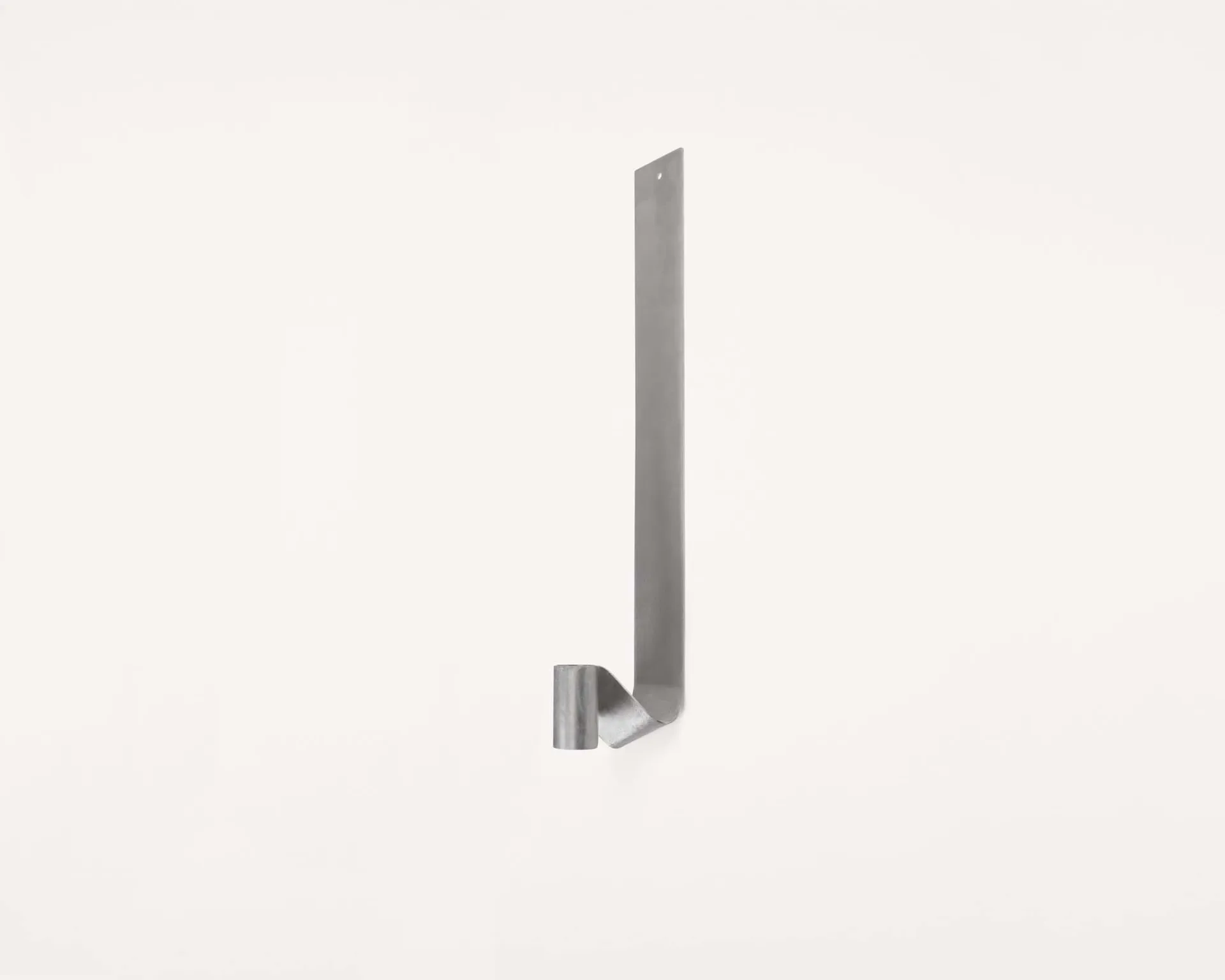 Świecznik ścienny Ornament, Stal nierdzewna, long, 35,8 cm FRAMA