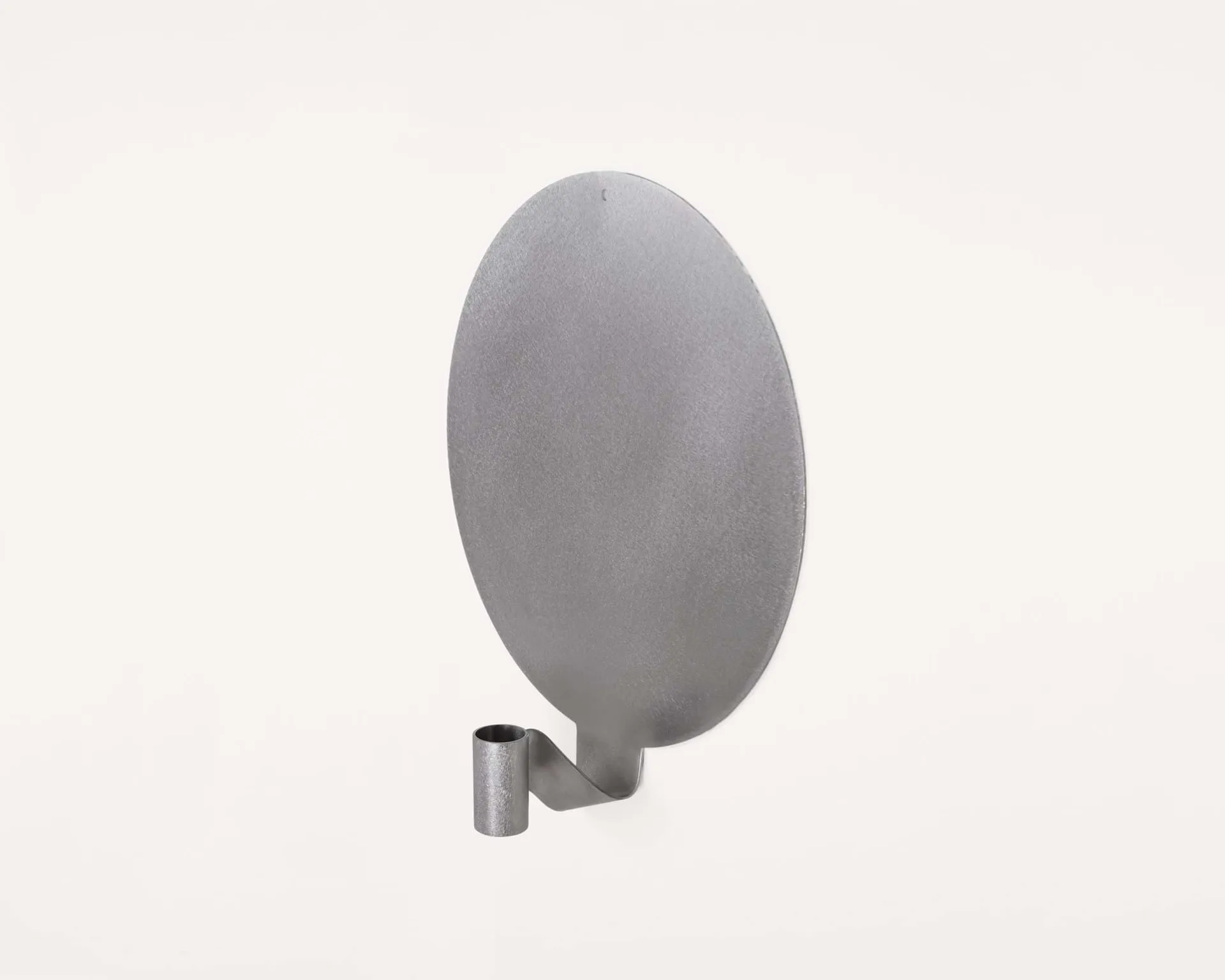 Świecznik ścienny Ornament, Stal nierdzewna, round, 28,2 cm FRAMA