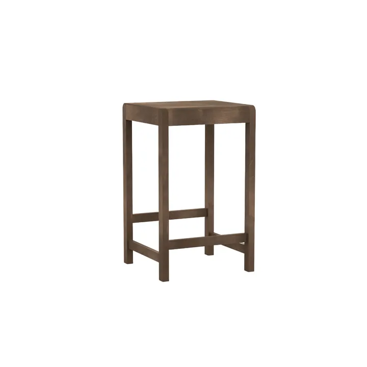 Taboret barowy Stool 01 - Brzoza ciemnobrązowa, 65 cm - FRAMA