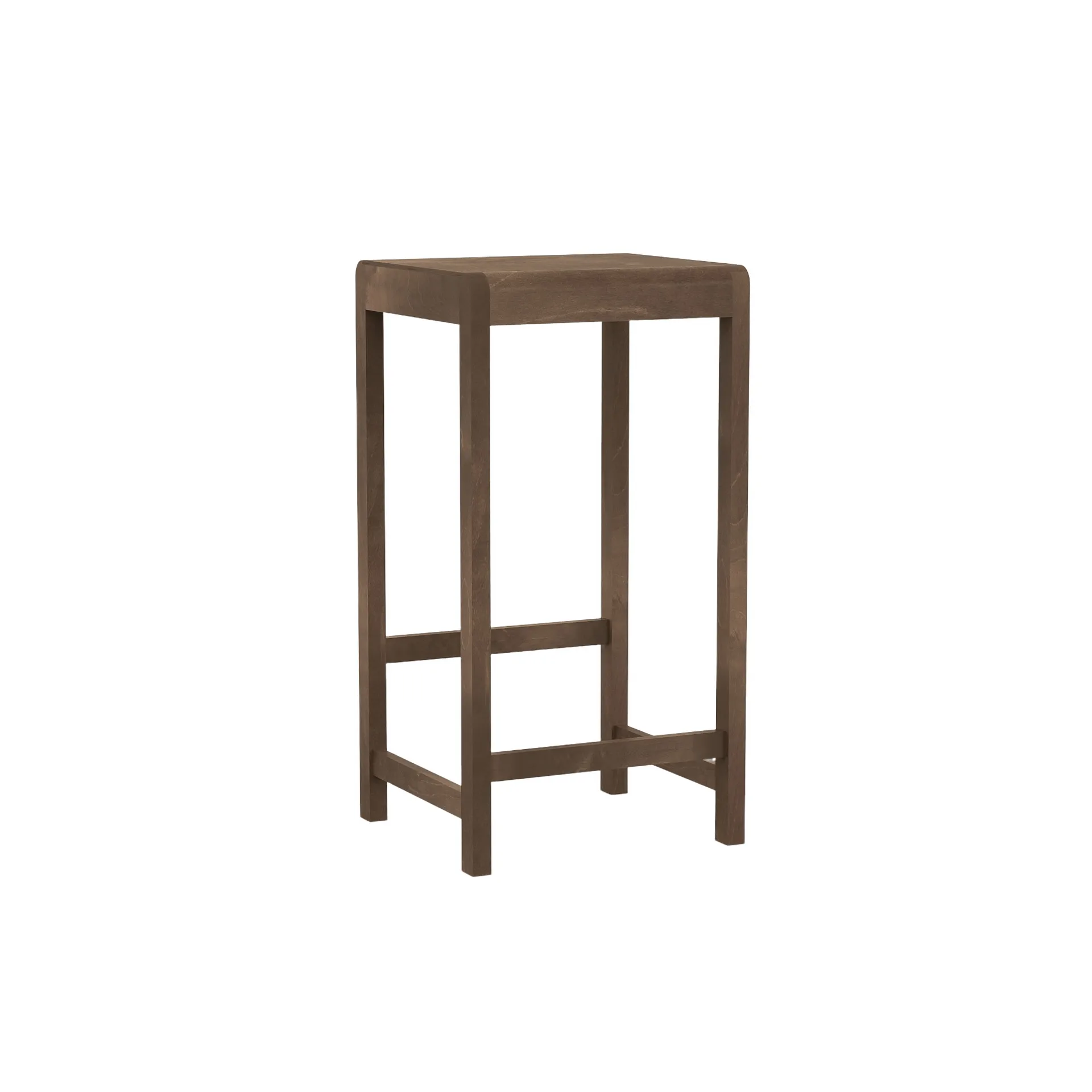 Taboret barowy Stool 01, Brzoza ciemnobrązowa, 76 cm FRAMA
