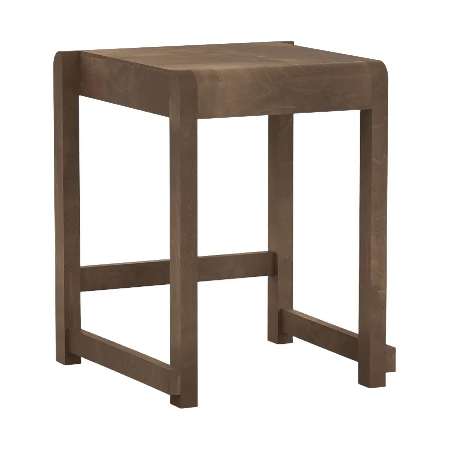 Taboret Low Stool 01, Brzoza ciemnobrązowa FRAMA