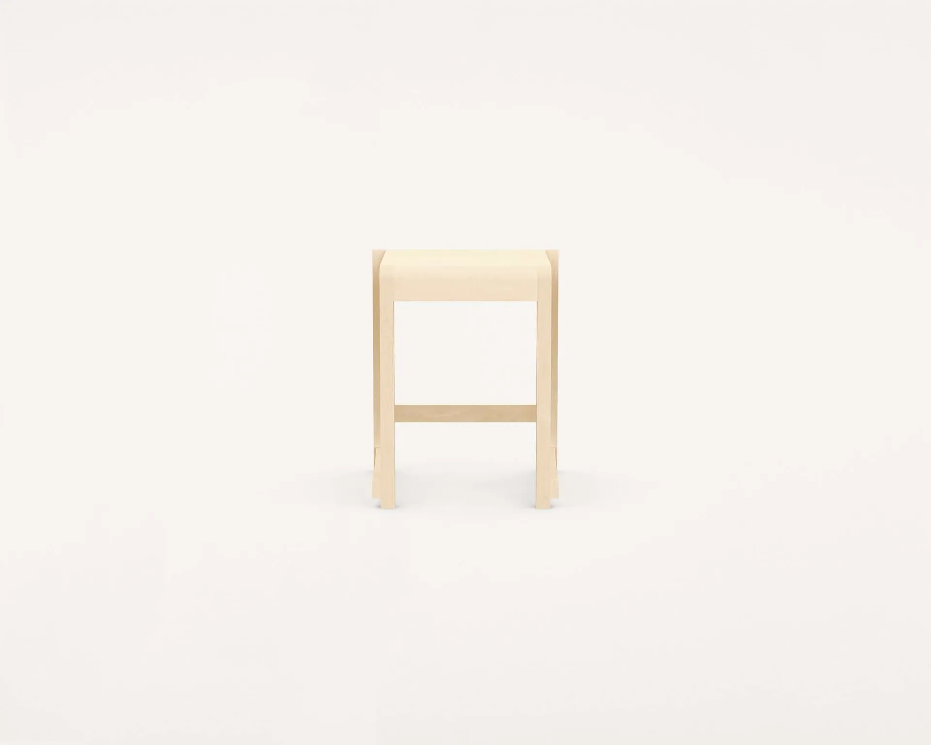 Taboret Low Stool 01, Brzoza FRAMA