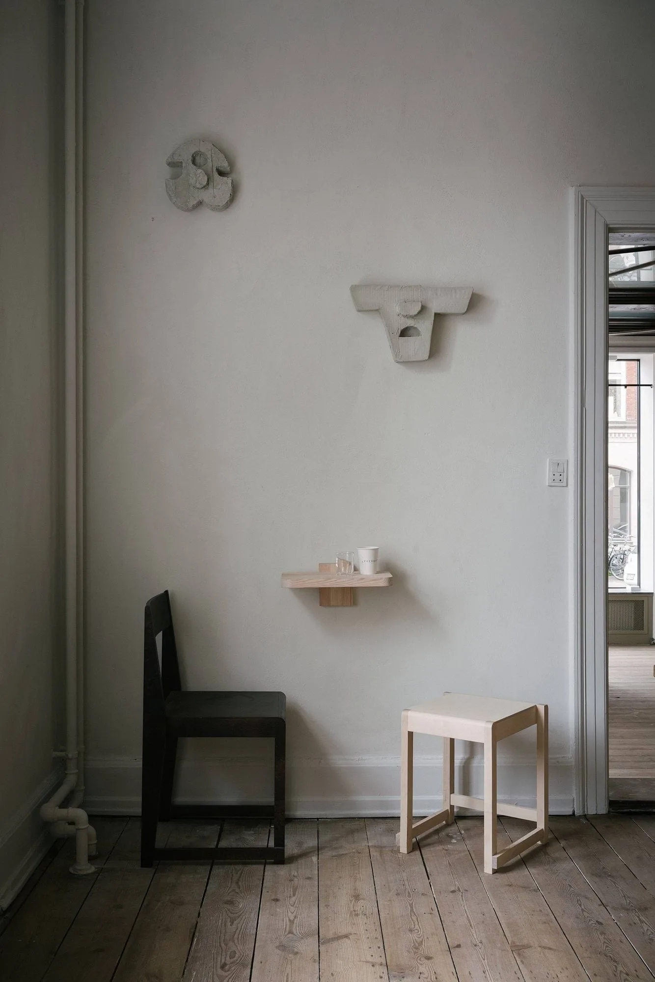 Taboret Low Stool 01, Brzoza FRAMA