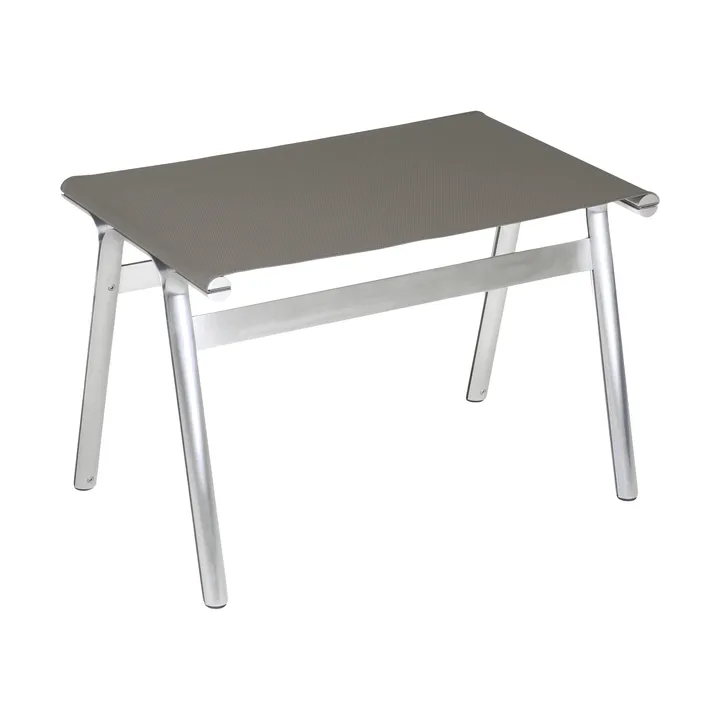 Taboret Union - Aluminium-Taupe Mesh, wys. 40,6 cm - FRAMA