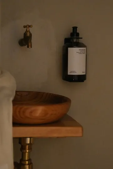 Uchwyt ścienny na mydło/balsam do rąk FRAMA 375 ml - Stal nierdzewna - FRAMA