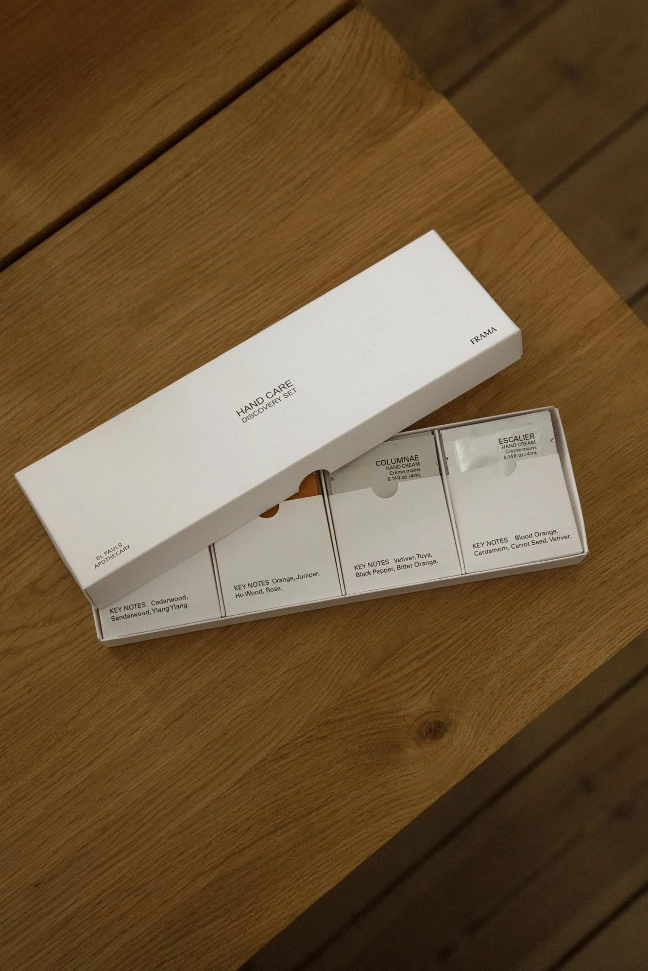 Zestaw do pielęgnacji dłoni FRAMA, 8x4 ml FRAMA