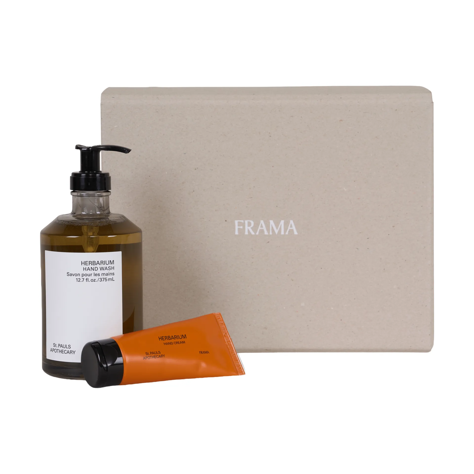Zestaw prezentowy FRAMA mydło do rąk + krem do rąk, Herbarium FRAMA