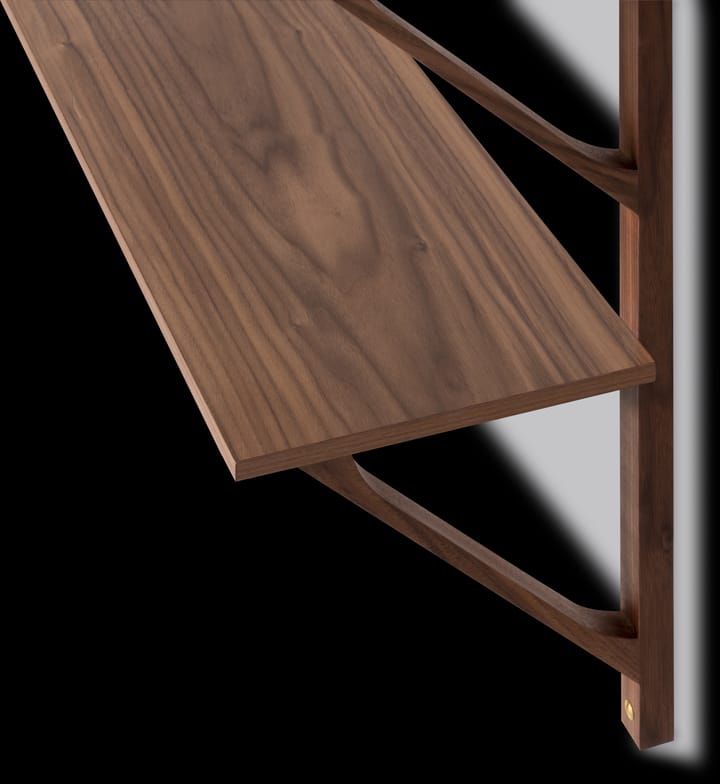 BM29 półka 78x61 cm, Drewno orzecha włoskiego lakierowane Fredericia Furniture