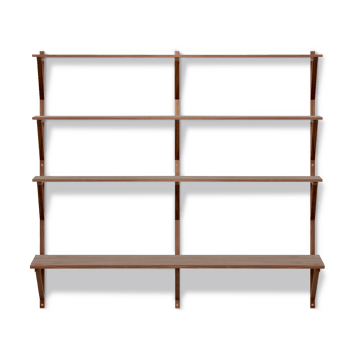 BM29 półka z biurkiem 149x134 cm - Drewno orzecha włoskiego lakierowane - Fredericia Furniture