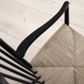 Fotel bujany J16  - Czarny - dąb czarny lakierowany - Fredericia Furniture