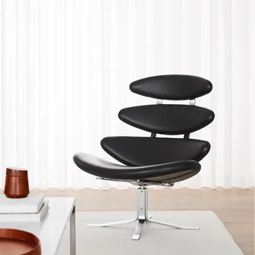 Fotel Corona - Capture 4101-stojak chromowany - Fredericia Furniture