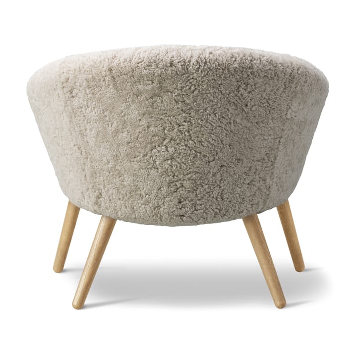 Fotel lounge Ditzel – owcza skóra, Moonlight - dąb Fredericia Furniture
