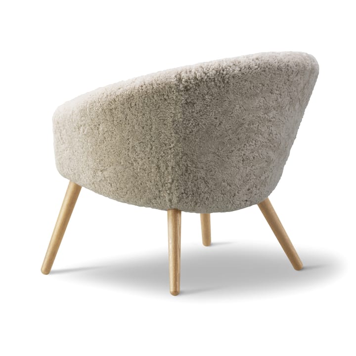 Fotel lounge Ditzel – owcza skóra, Moonlight - dąb Fredericia Furniture