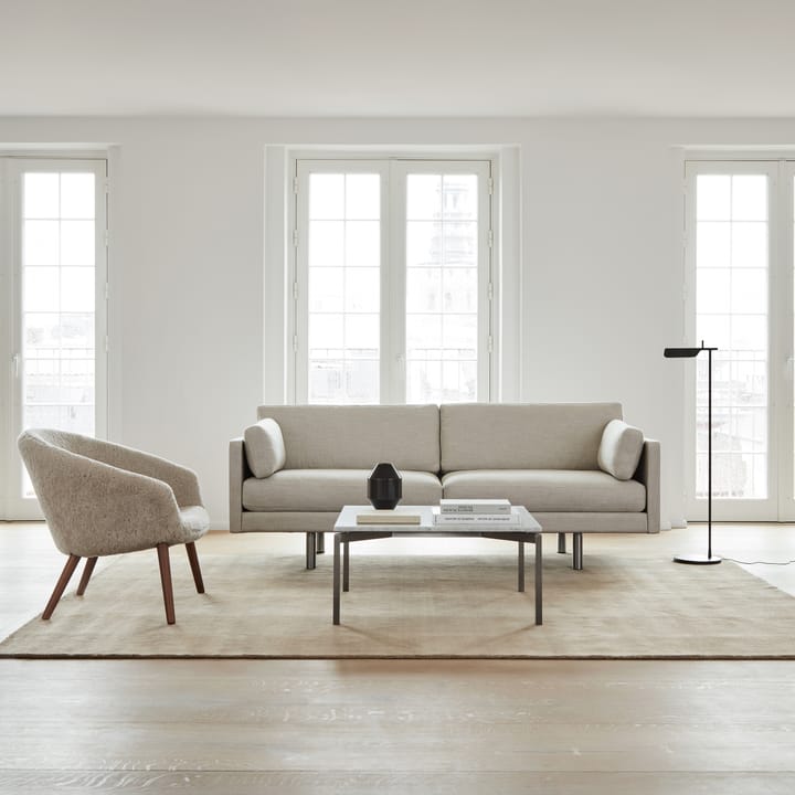 Fotel lounge Ditzel – owcza skóra, Moonlight - drewno orzecha włoskiego Fredericia Furniture