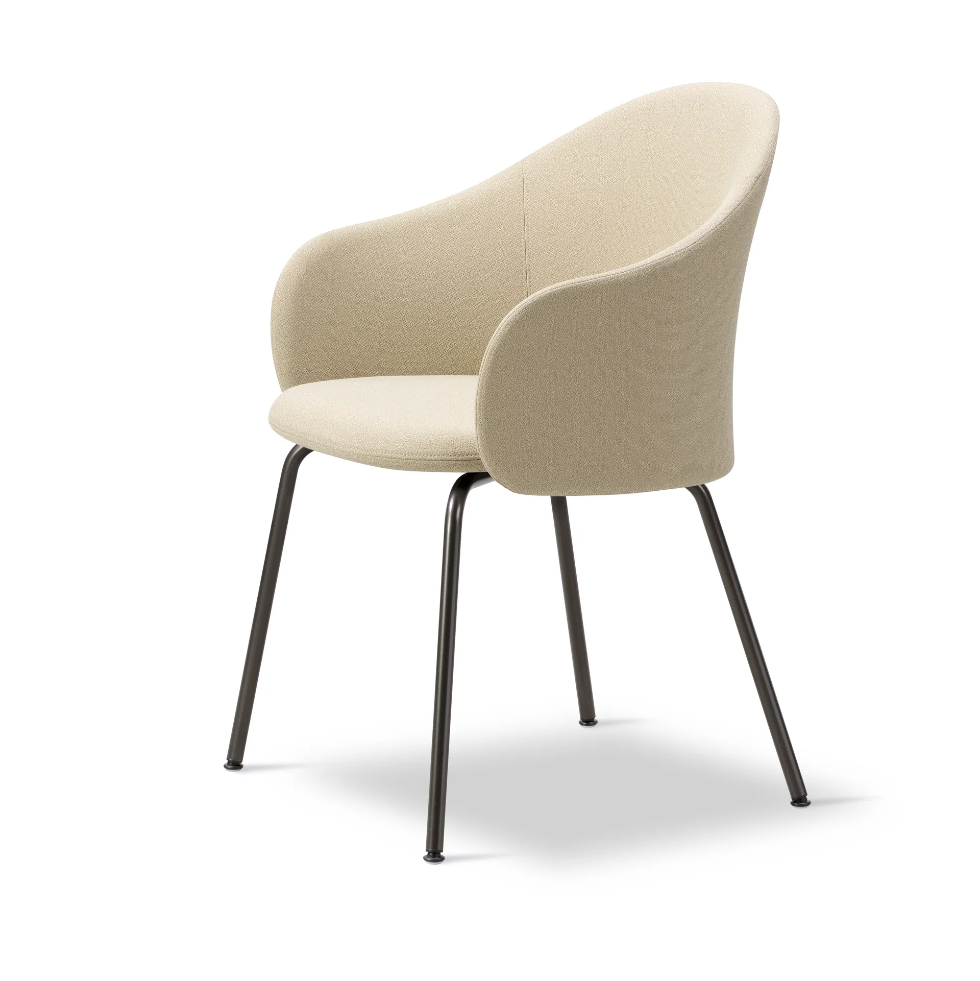 Fotel na ramie rurowej Gomo, Mylla 221-flint Fredericia Furniture