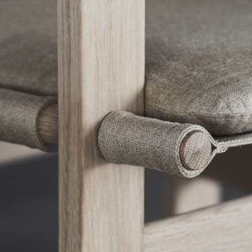Fotel The Canvas Chair - Canvas czarny - dąb czarny lakierowany - Fredericia Furniture