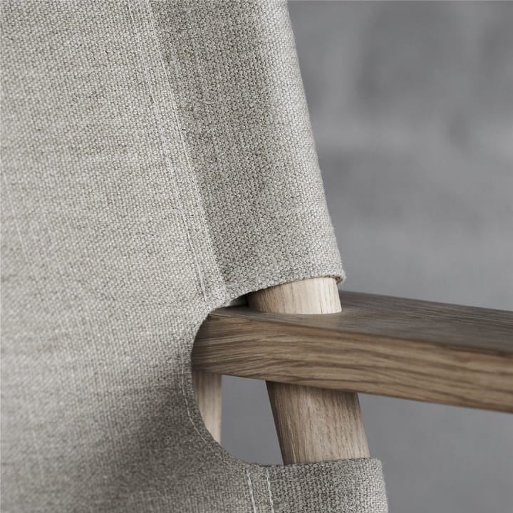 Fotel The Canvas Chair, Canvas czarny - dąb czarny lakierowany Fredericia Furniture