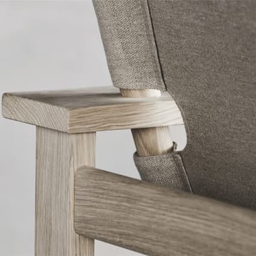 Fotel The Canvas Chair - Canvas czarny - dąb czarny lakierowany - Fredericia Furniture