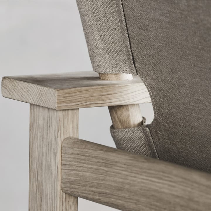 Fotel The Canvas Chair, Canvas czarny - dąb czarny lakierowany Fredericia Furniture