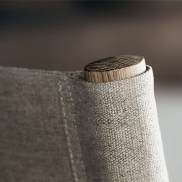 Fotel The Canvas Chair - Canvas czarny - dąb czarny lakierowany - Fredericia Furniture