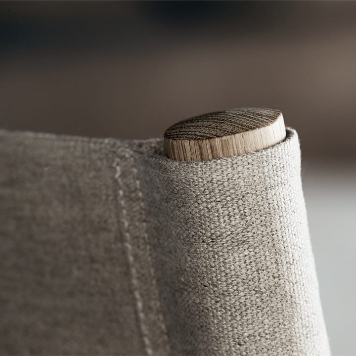 Fotel The Canvas Chair, Canvas czarny - dąb czarny lakierowany Fredericia Furniture