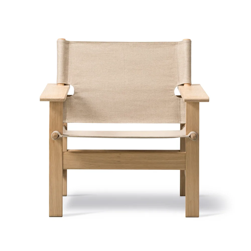 Fotel The Canvas Chair, Canvas naturalny - stelaż dębowy olejowany Fredericia Furniture