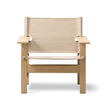Fotel The Canvas Chair - Canvas naturalny - stelaż dębowy olejowany - Fredericia Furniture