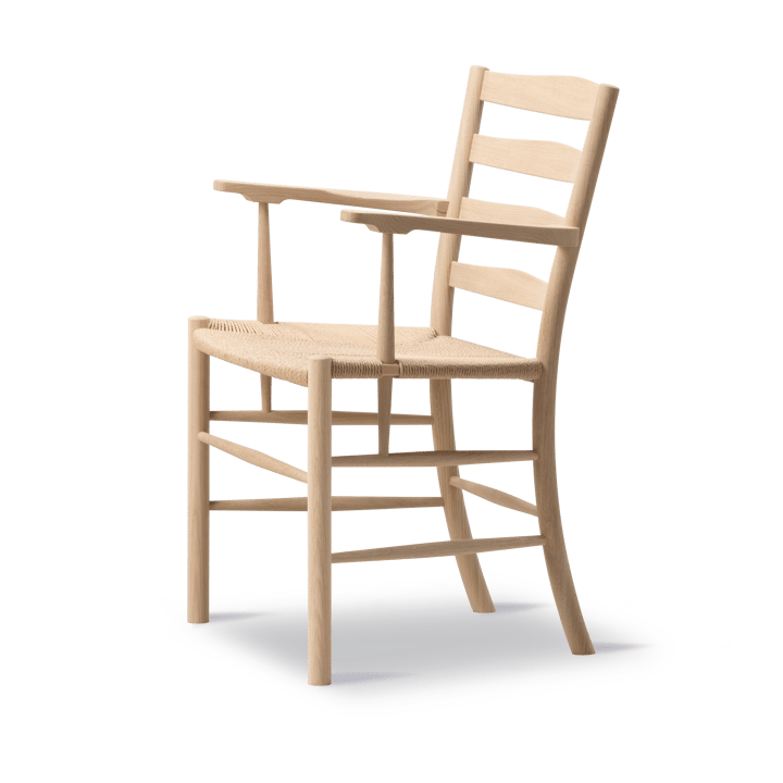 Fotel z podłokietnikami Klint - Plecionka naturalna - dąb natłuszczany mydłem - Fredericia Furniture