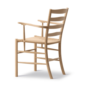 Fotel z podłokietnikami Klint - Plecionka naturalna - dąb natłuszczany mydłem - Fredericia Furniture